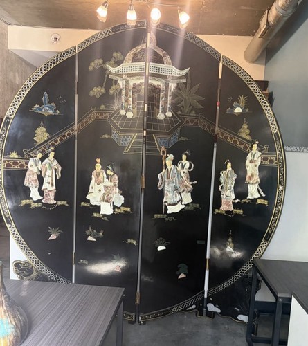 Asian oriental black - black, wood