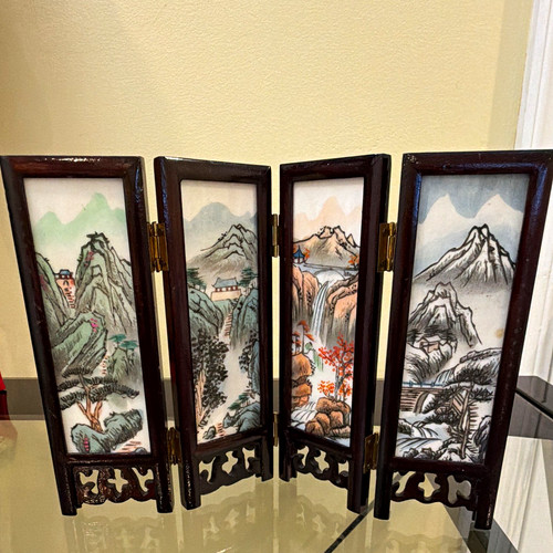 Vintage asian mini table - mini, top
